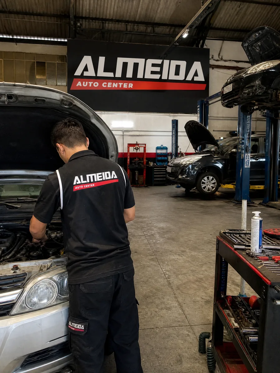 Serviço e estrutura do Almeida Auto Center