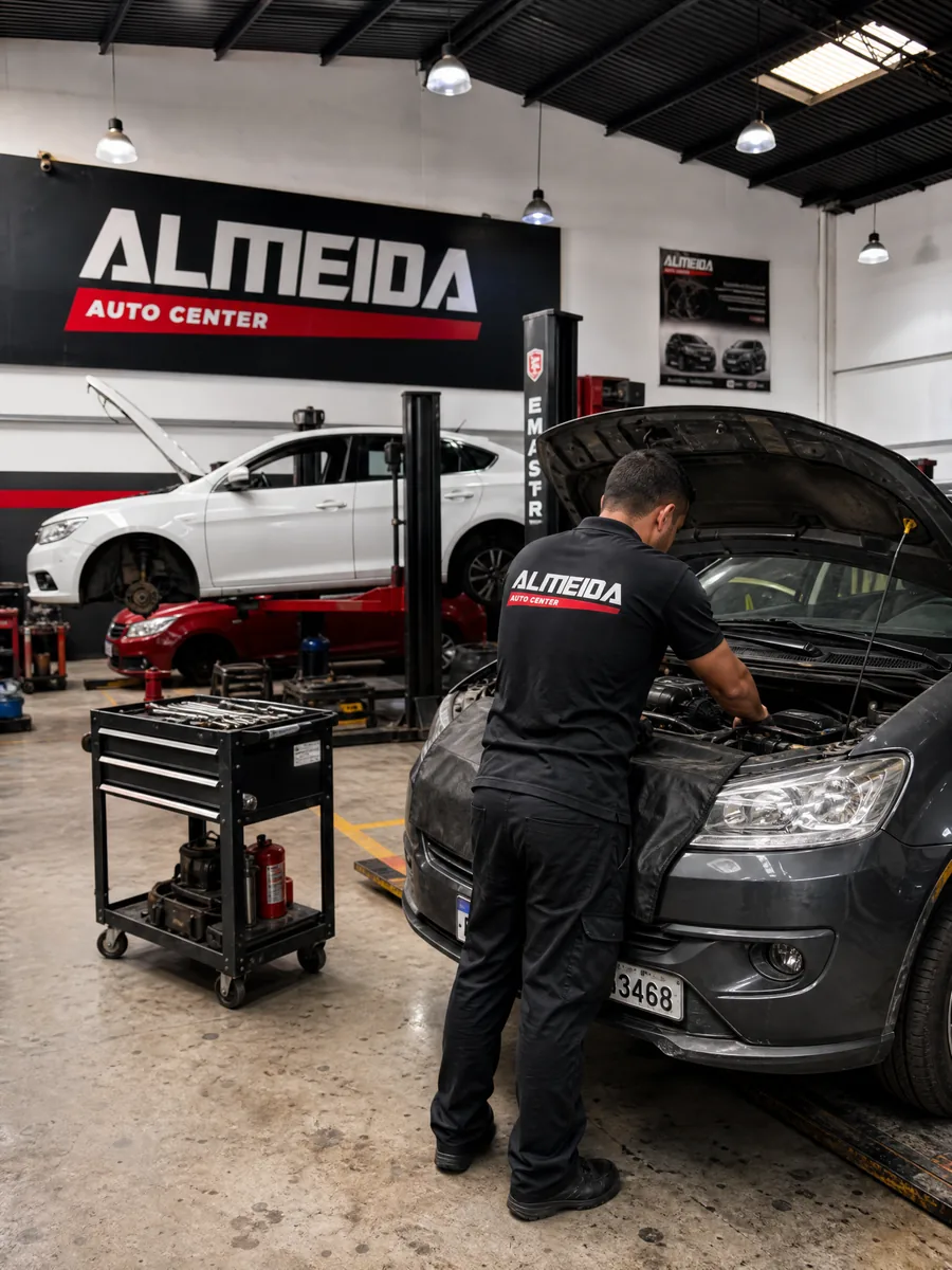 Serviço e estrutura do Almeida Auto Center