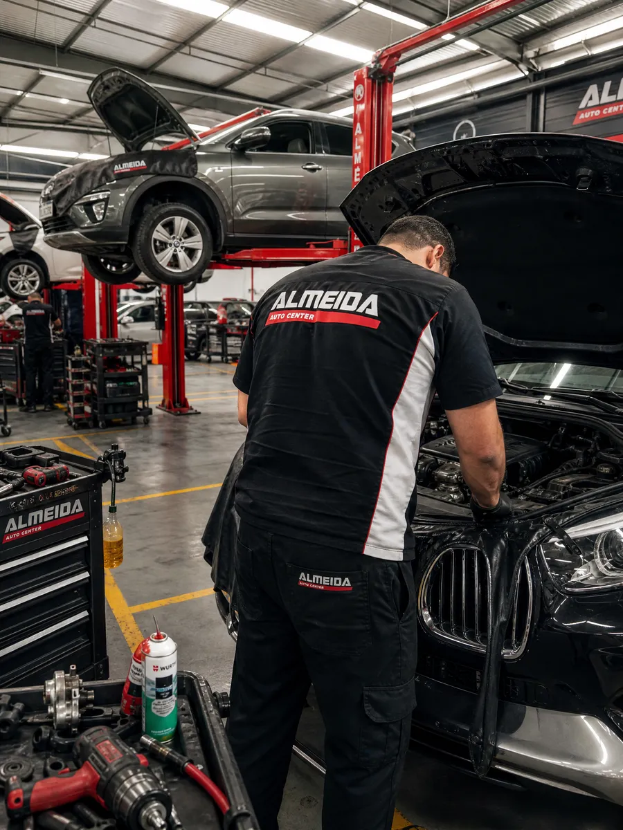Serviço e estrutura do Almeida Auto Center
